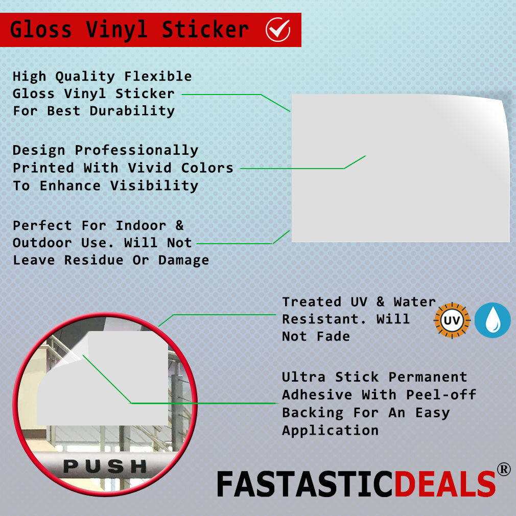 Decal Stickers Everything $1.00 Advertising Printing Vinyl Store Sign Label